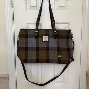Harris Tweed Plaid Women's Tote Bag